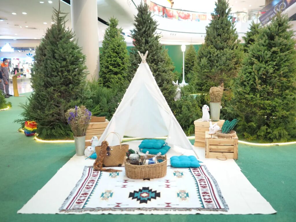 pine กระโจมอินเดีย Tepee Tent